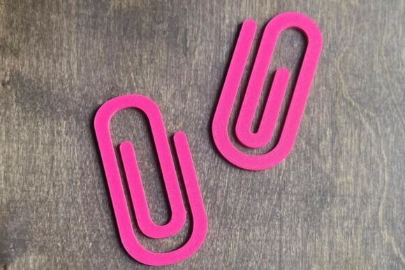3D Printable Standard Paperclip Bookmark – A Unique and Practical Gift for Educators and Book Lovers