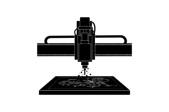 3D Printer Creating Intricate Design Vec: Enhancing Workflow with Scalable Vector Art