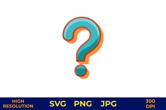 3D Question Mark Icon Design: A Visual Tool for Inquiry and Problem Solving