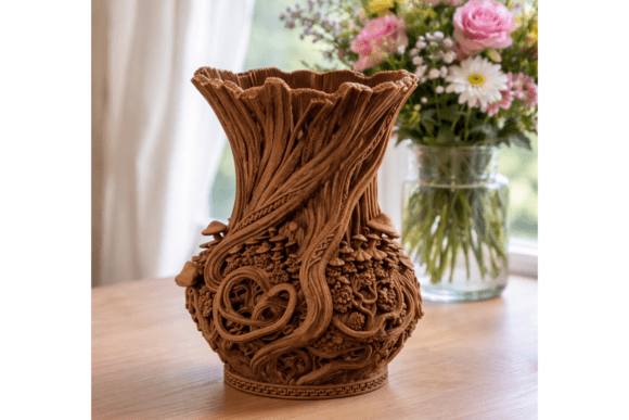 Create Your Own Enchanted Forest Root Vase: A Unique 3D Print for Nature Lovers