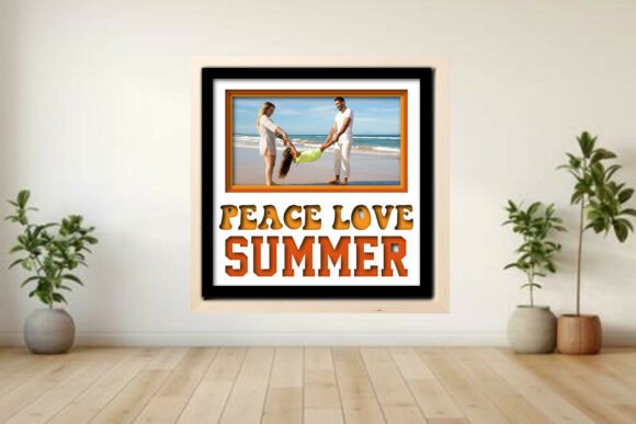 Creating Lasting Memories with the Peace Love Summer Photo Frame Shadow