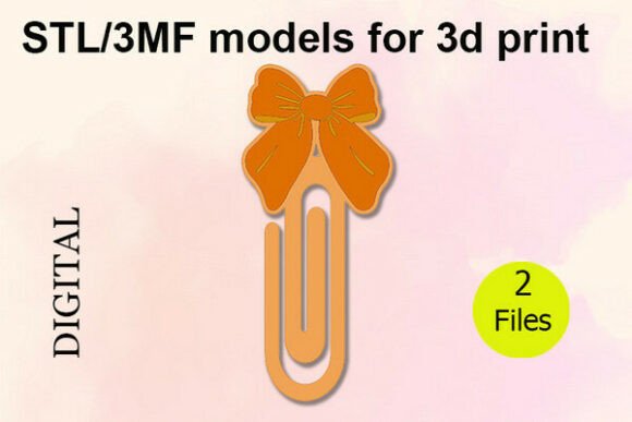 Customizable Bow Paper Clips: Exploring the Benefits of Bow STL and 3MF Files for 3D Printing