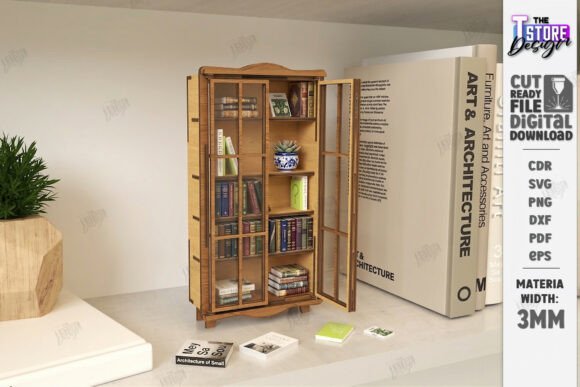 Exploring the Craft of Miniature Bookshelf Design Laser Cut for Precision Woodworking