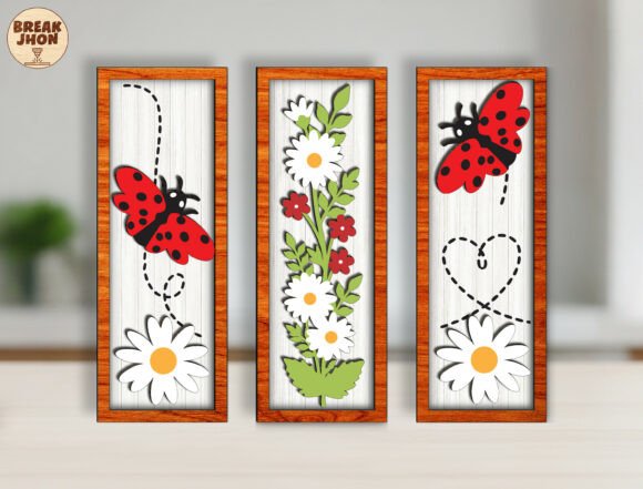 Ladybug Layered Laser Cut File SVG: A Versatile Choice for Spring Craft Projects