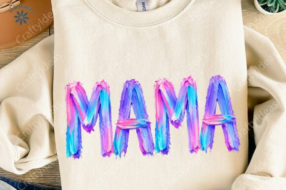 MAMA Hand Painted PNG: A Creative Resource for Mother-Themed Designs
