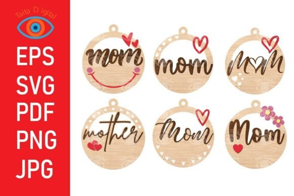 Mom Ornament Digital File for Mother’s Day
