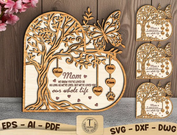 Personalized Family Laser Cut File SVG: A Heartfelt Way to Celebrate Family Bonds