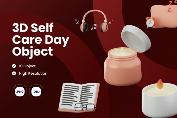 Self-Care Day Icons for Modern Visual Storytelling