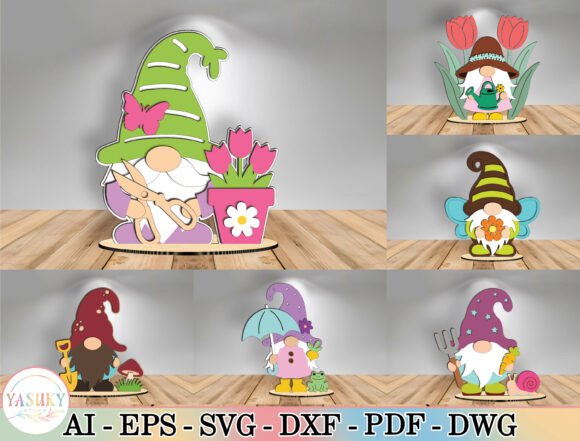 Spring Gnome Laser Cut File SVG Bundle: A Practical Choice for Seasonal Crafters