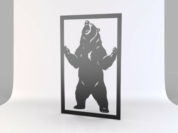Strategic Use of BEAR Wall Panel CNC STL SVG for Creative and Commercial Projects