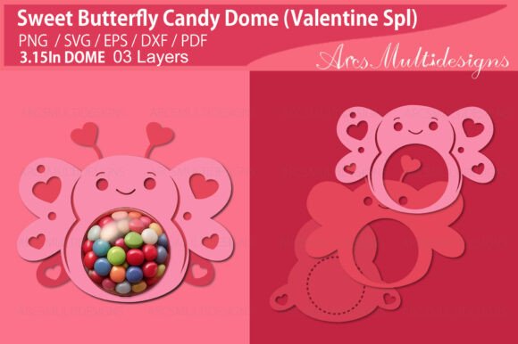 Sweet Butterfly Candy Dome Holder: A Creative Treat Display Solution